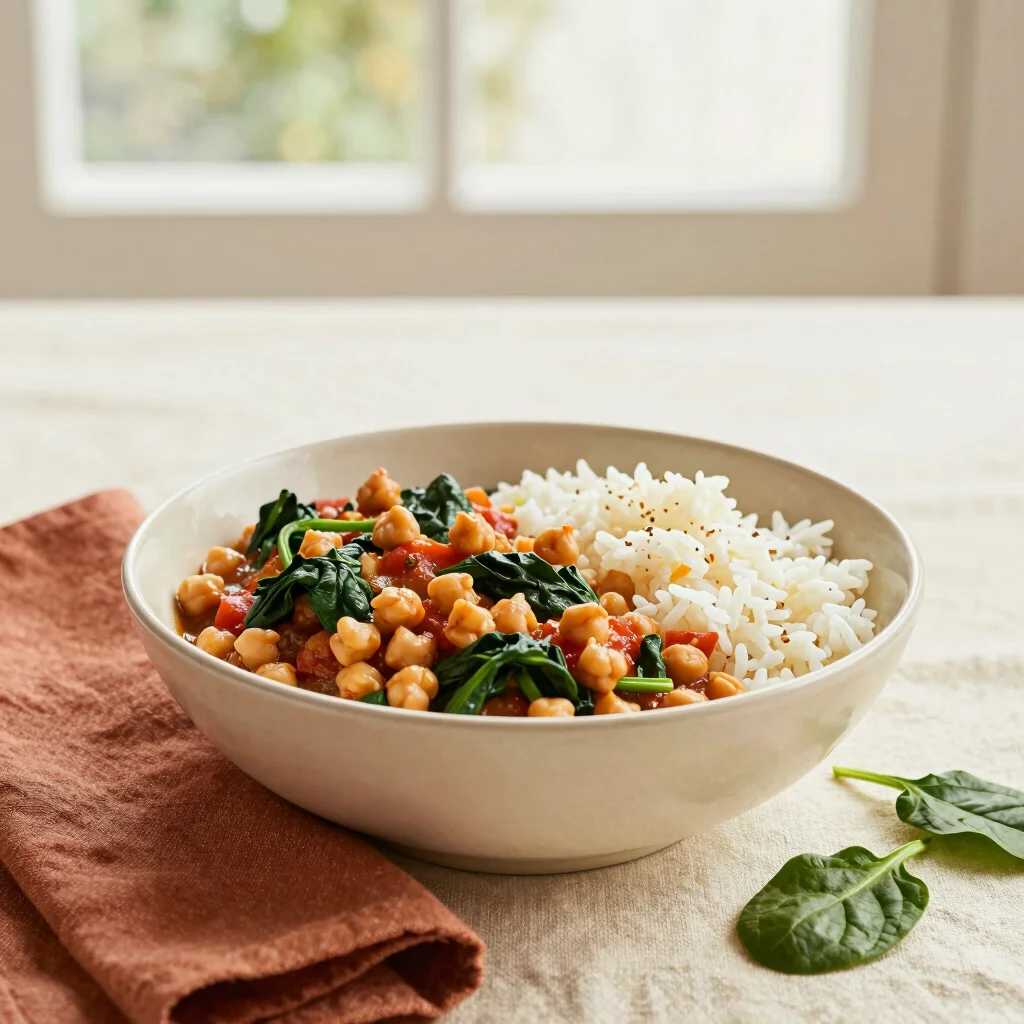 Creamy Chickpea Curry for Busy Nights