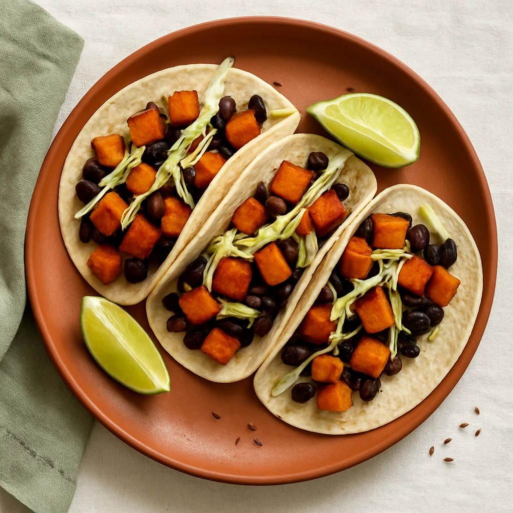 Sweet Potato Black Bean Tacos